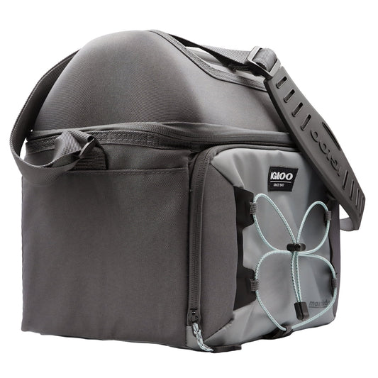 Igloo 22-Can MaxCold Voyager Hardtop Gripper Cooler Bag - Gray