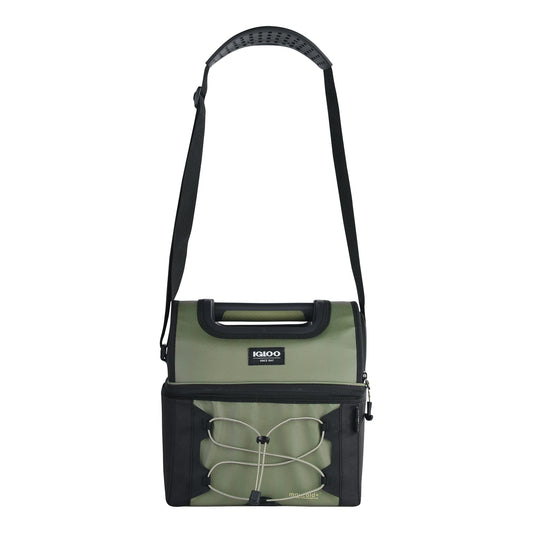 Igloo 66292 Cooler Bag, HDPE Foam/Fabric/Polyester, Monument/Iron Gate, Adjustable Strap, Zipper